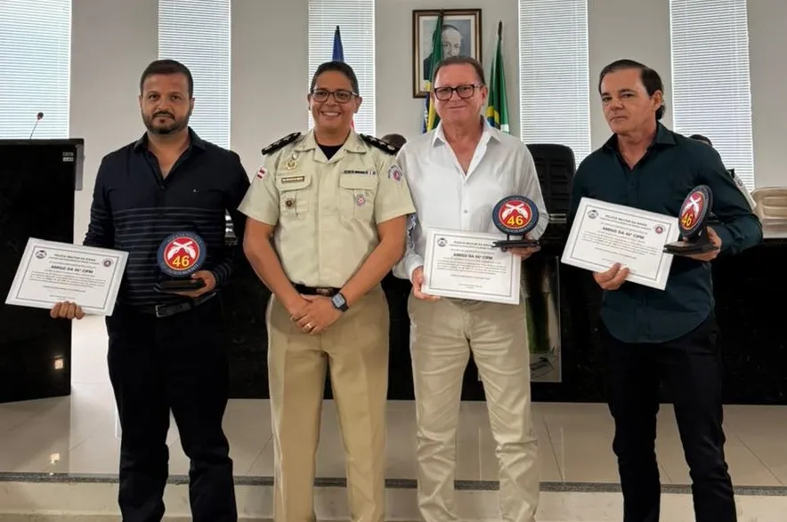 46ª CIPM realiza cerimônia de entrega do título “Amigo da 46ª CIPM”
