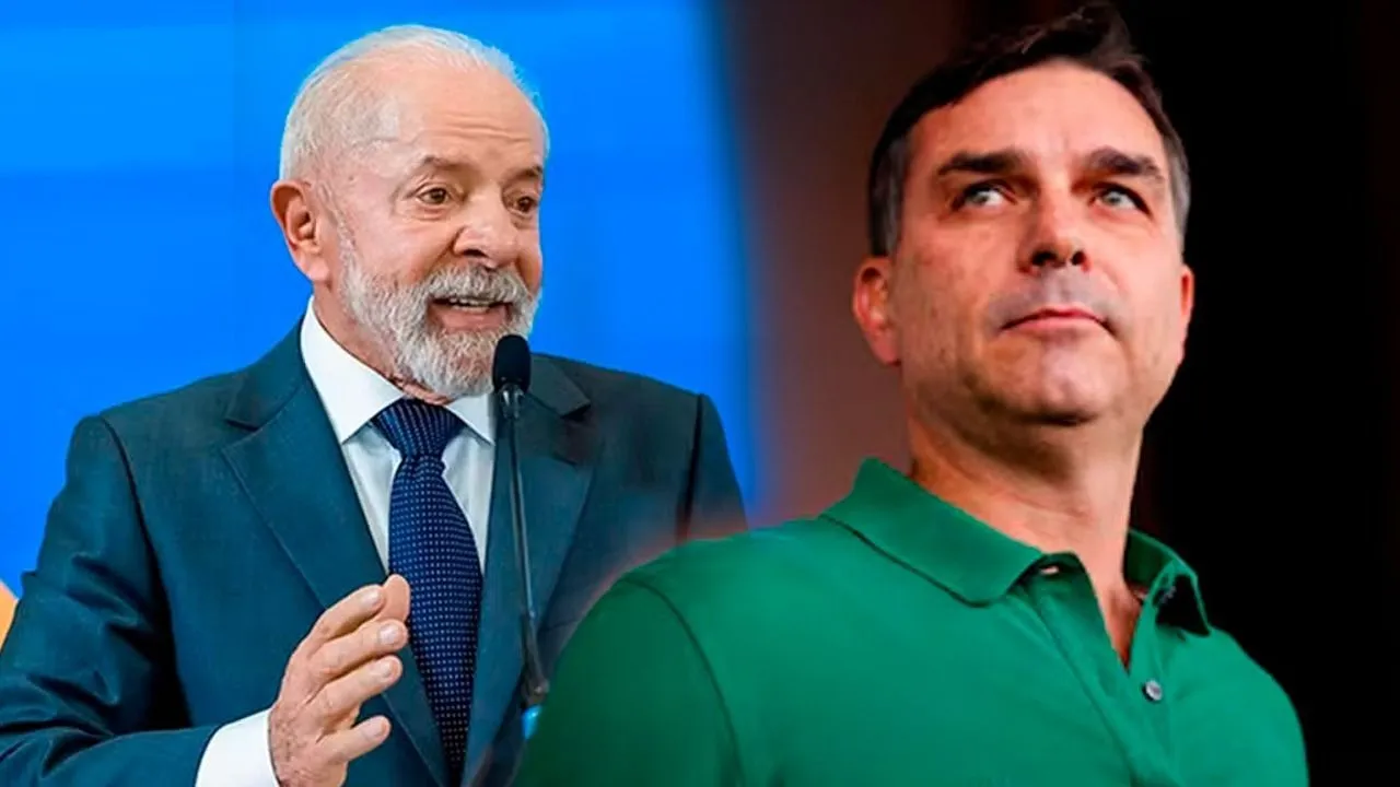 Flávio Bolsonaro aparece à frente de Lula em pesquisa de segundo turno