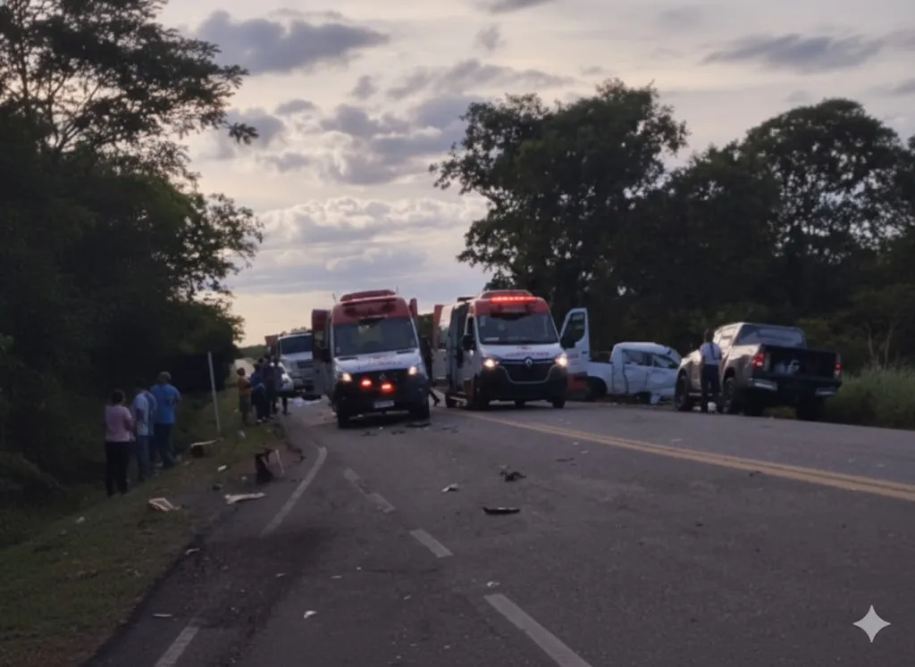 Acidente com duas vítimas fatais envolve veículo de Dom Basílio na BA-160