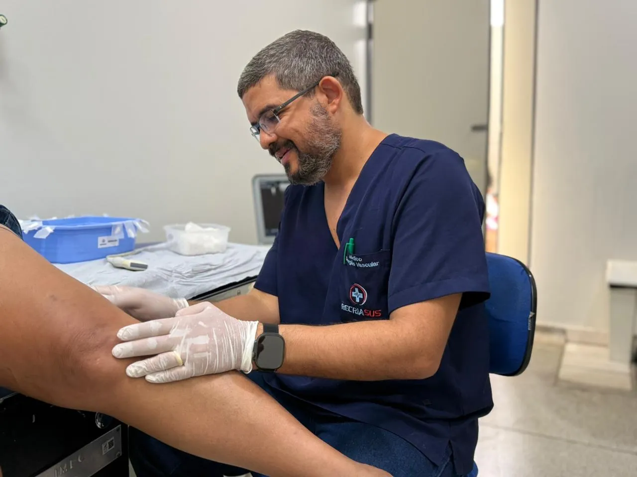 Prefeitura de Livramento inicia tratamento de varizes após triagem vascular