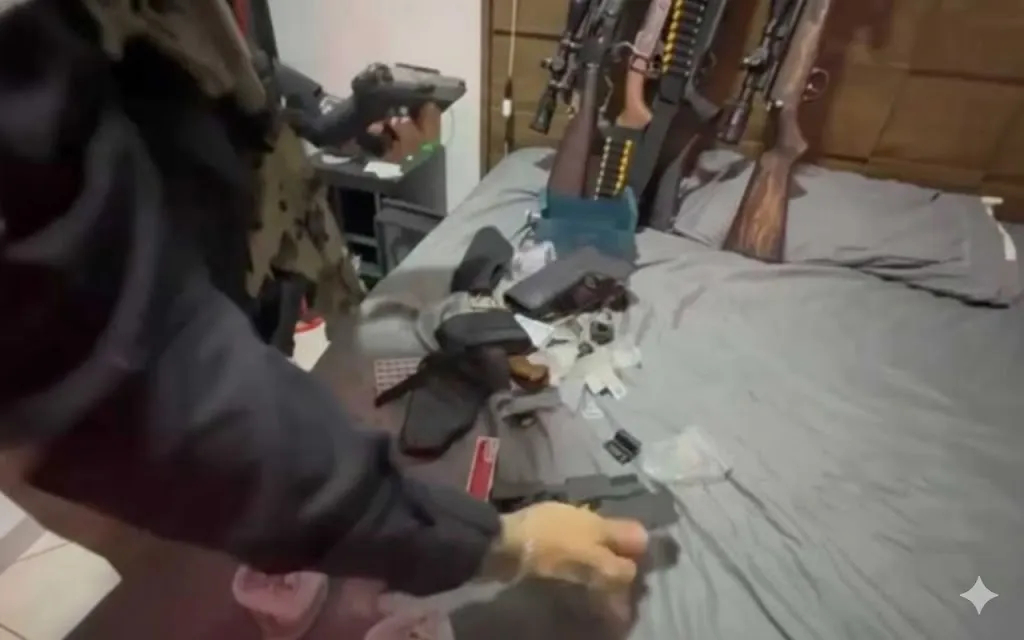 Polícia Civil desarticula oficina clandestina e apreende arsenal em Cândido Sales