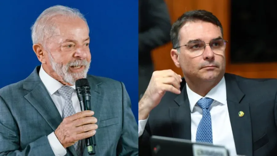 Pesquisa Atlas/Bloomberg: Flávio Bolsonaro e Lula empatam tecnicamente para 2026