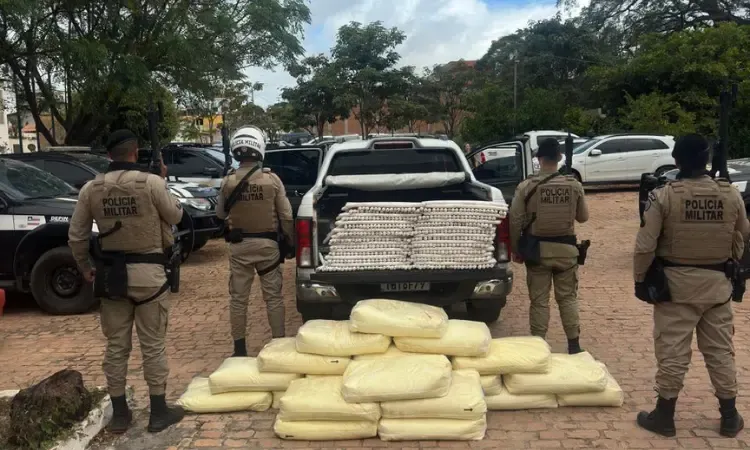 Homem é preso com meia tonelada de explosivos durante ação da PM em Seabra