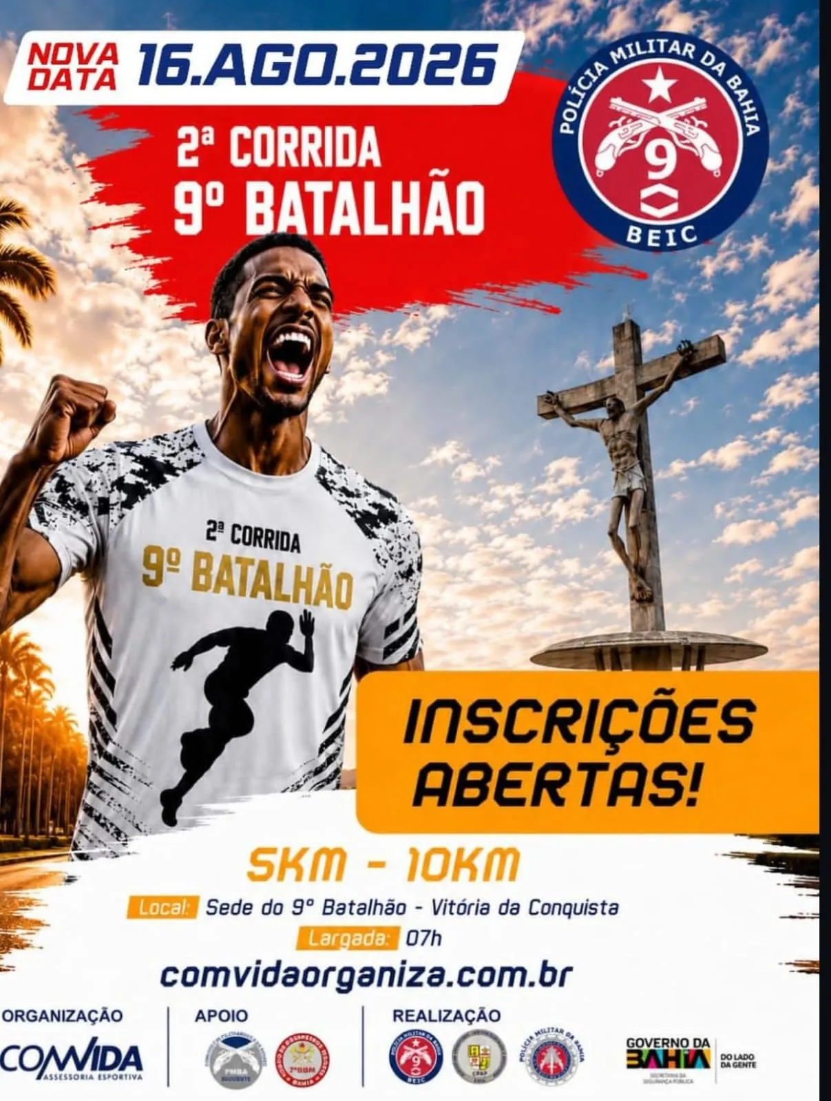 2ª Corrida do 9º Batalhão já tem nova data em Vitória da Conquista