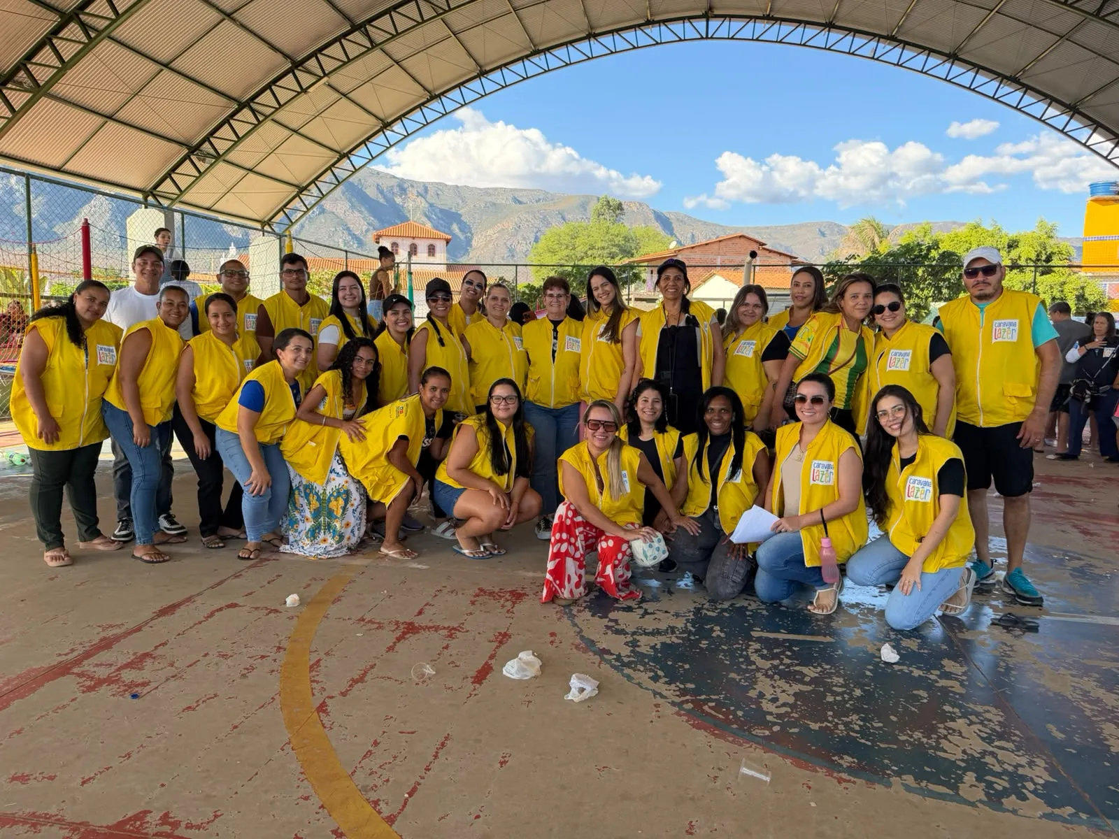 Caravana do Lazer reúne famílias e é sucesso em Livramento de Nossa Senhora