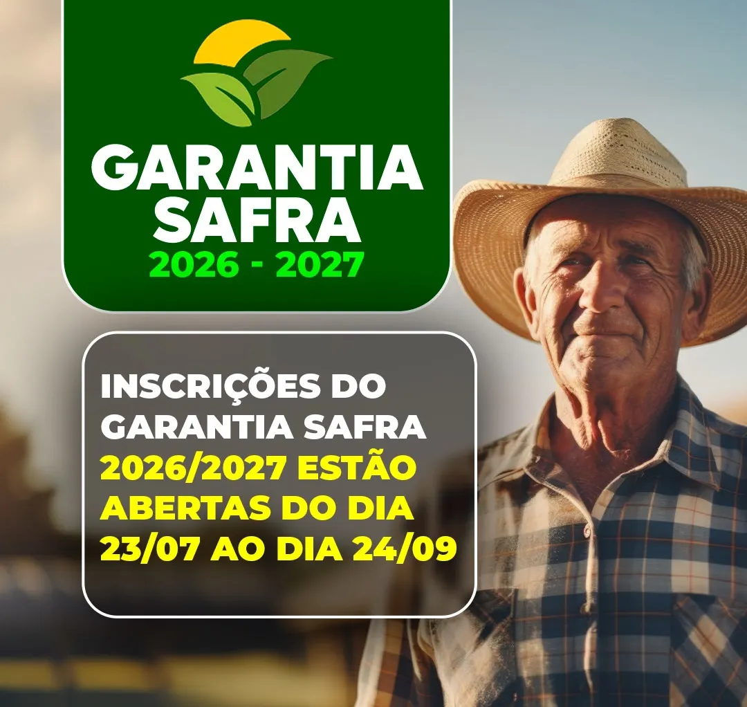 Prefeitura de Livramento abre inscrições para o Garantia Safra 2026/2027