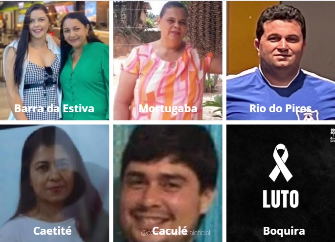 Saiba quem são as 7 vítimas baianas do trágico acidente com ônibus no Agreste de Pernambuco