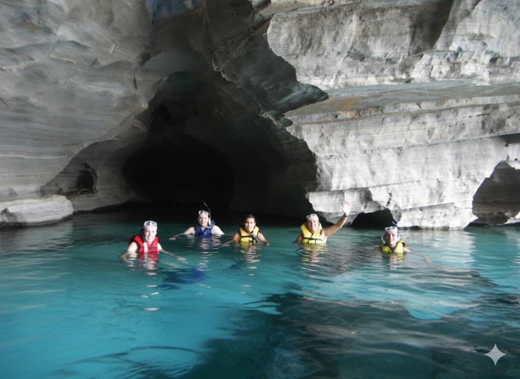 Flutuação na caverna
