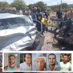 As cinco vítimas do grave acidente na BR-030, ocorrido em 5 de maio: Alex Mendes de Oliveira (36), Flávio Menezes da Silva (52), Osbaldo Silva Marques (62), Ivalter da Silva Marques (51) e Jonas da Silva Marques (34).