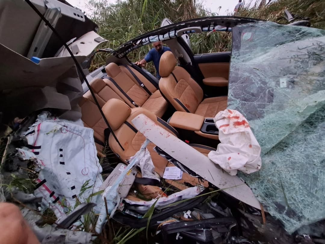 Grave acidente na BA-263 deixa dois feridos após colisão com animal na pista