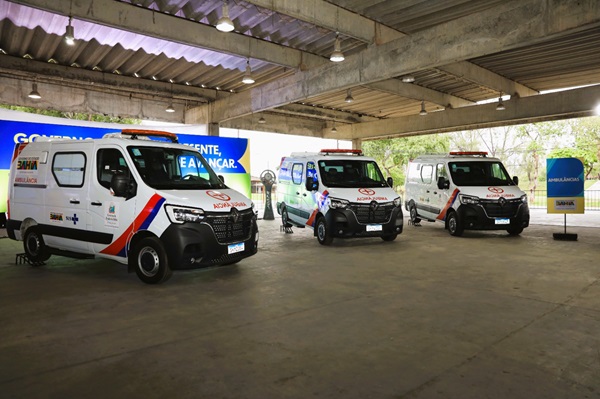 Municípios da região recebem novas ambulâncias para reforço na saúde