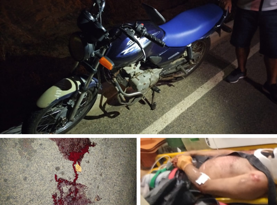 Motoboy sofre acidente e é socorrido em estado grave na zona rural de Macaúbas